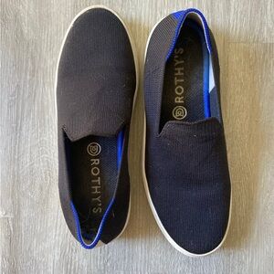 Rothy's Black Slip-On Shoes sz 7